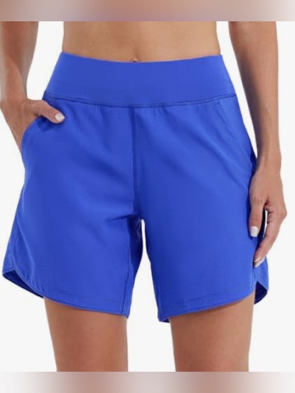 Willit UPF 50+ Swim Shorts with pockets and liner - Blue - Size 10